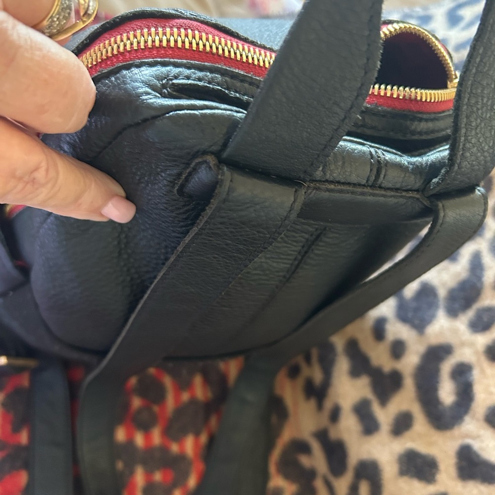 Hammitt Black Crossbody Bag with Gold Accents Backpack:) - Picture 8 of 12